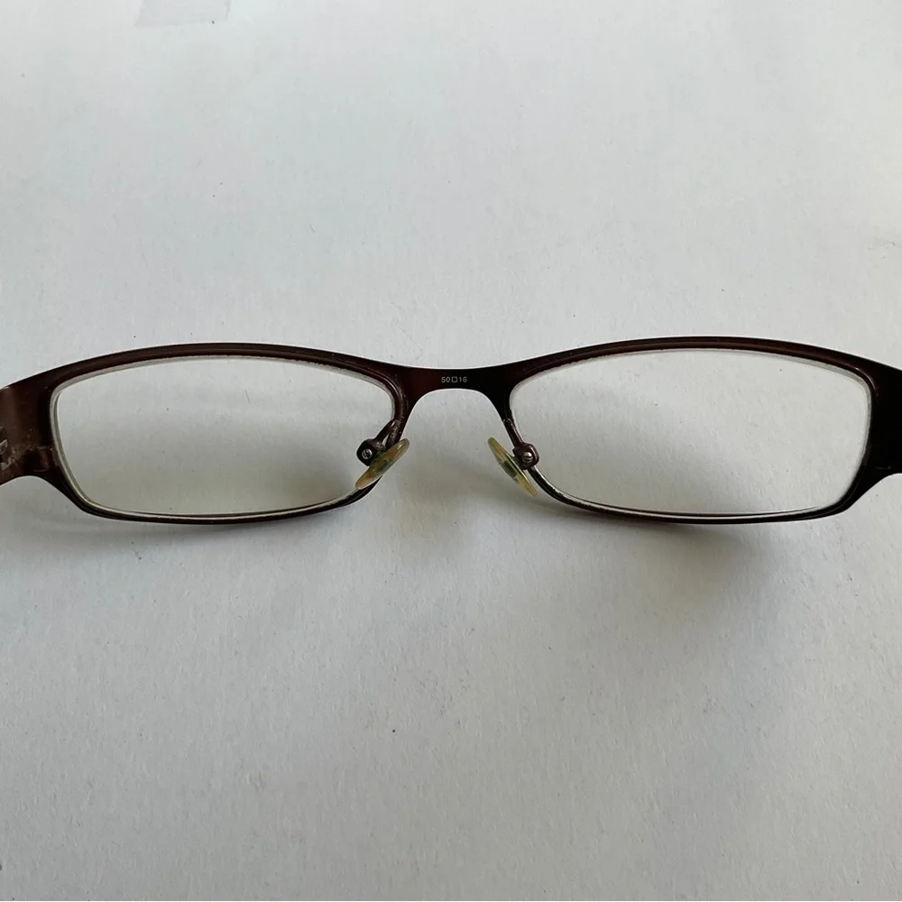 Ted Baker Eyeglasses with Metal Frame Granny Size
